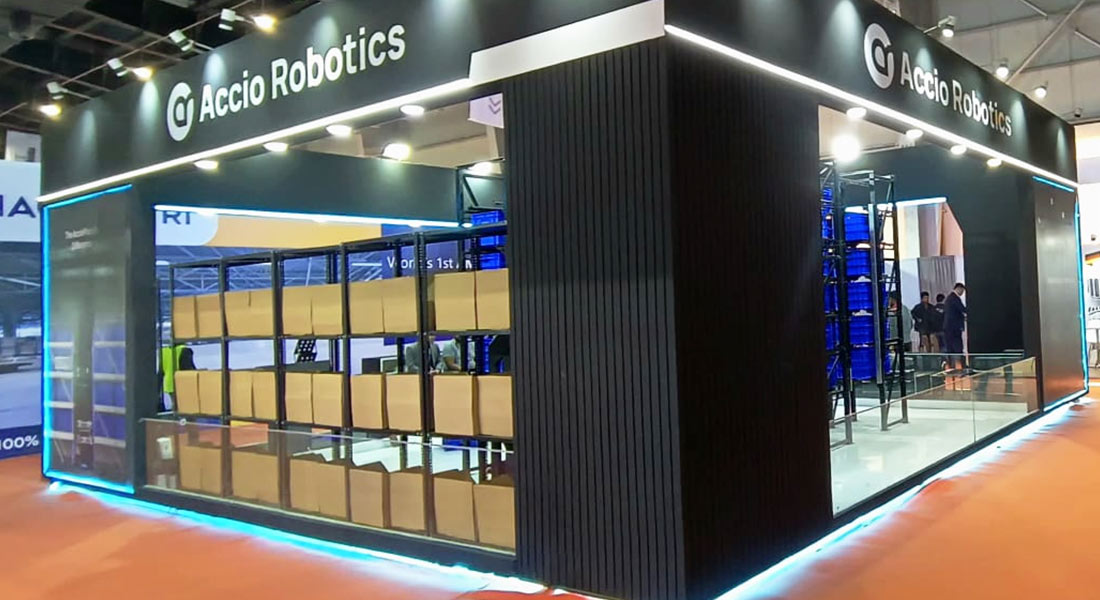 Accio Robotics, Logimat 2024, New Delhi